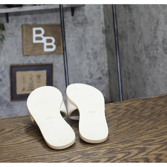 Coach Womens Quilted Slide Holly Sandal CR047 Chalk Off White 5.5B - Picture 5 of 10